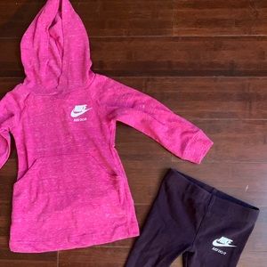 Nike hoodie and leggings